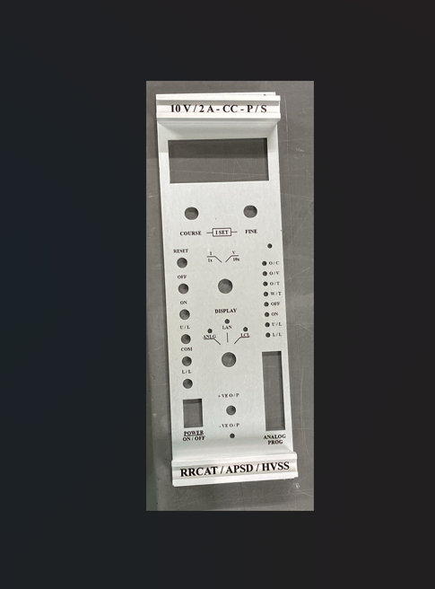 Facia Panels for Industrial Equipment